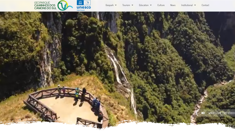 canions do sul geopark project website made with croco
