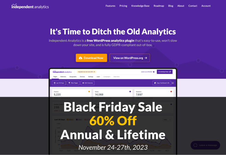 independent analytics black friday offers