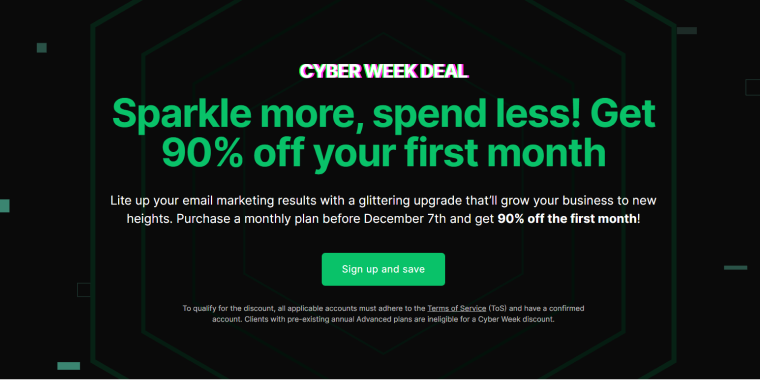 mailerlite black friday and cyber monday deals