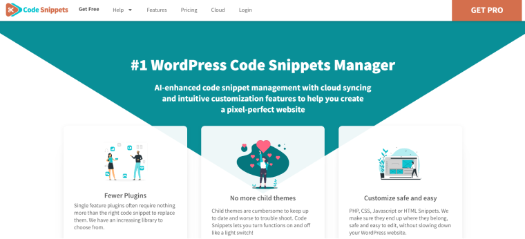 code snippets wordpress plugin homepage