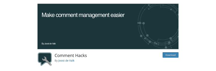 Comment Hacks plugin homepage