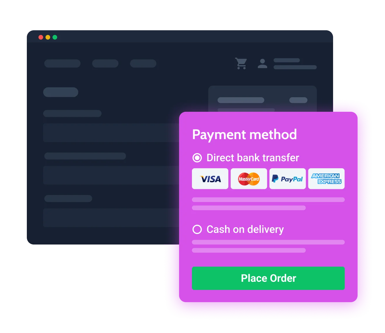 checkout checkout payment widget