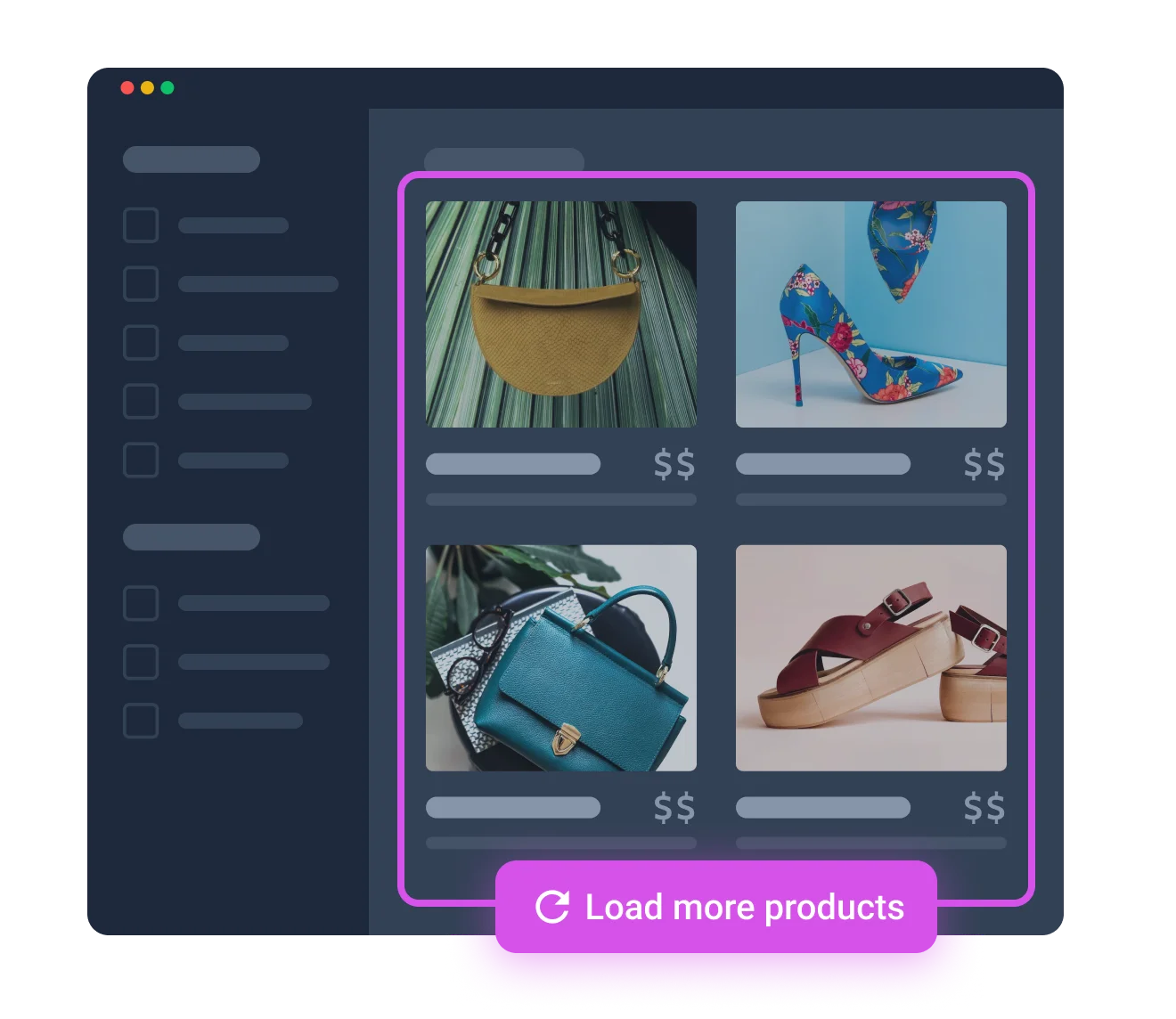 products loop widget