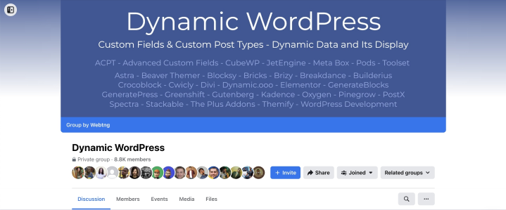 Dynamic WordPress community