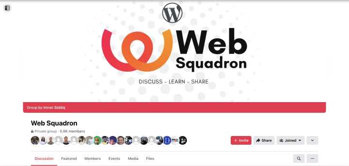 Web Squadron community
