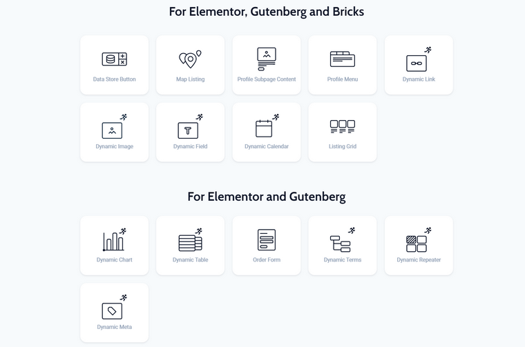 JetEngine dynamic content widgets