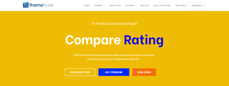 th product compare plugin by themehunk