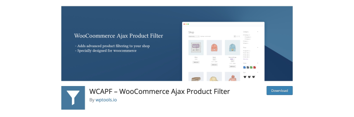 WooCommerce Ajax Product Filter plugin homepage