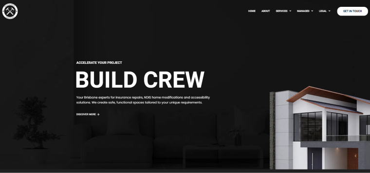 build crew website