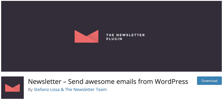 the newsletter plugin by the newsletter team