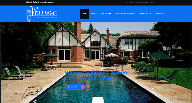 william designers and builders website