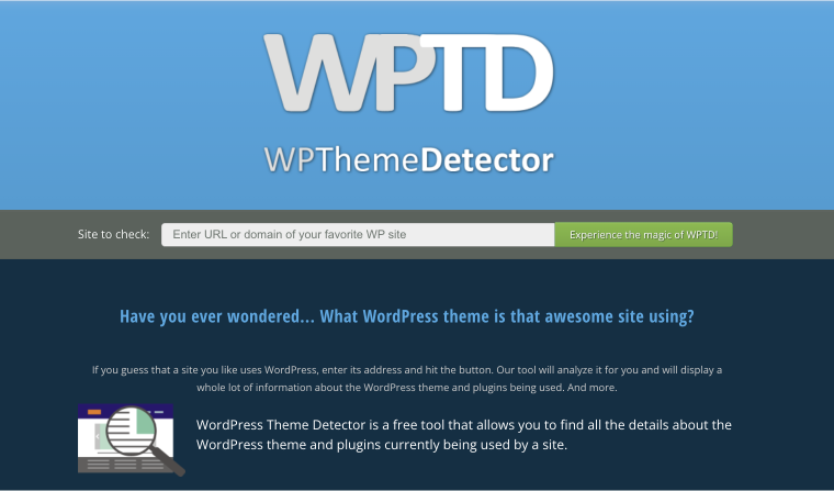 wordpress theme detector plugin and theme checker