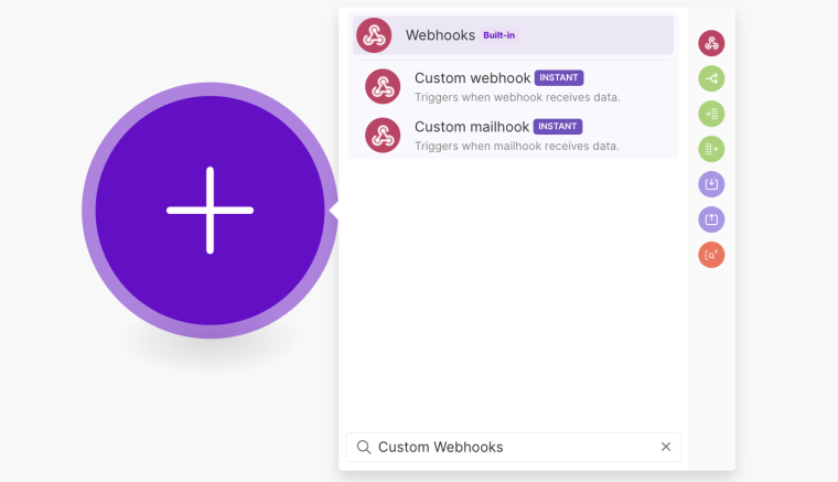 make custom webhooks