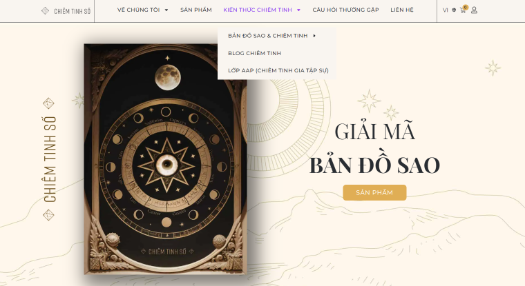 chiem tinh so website made with crocoblock