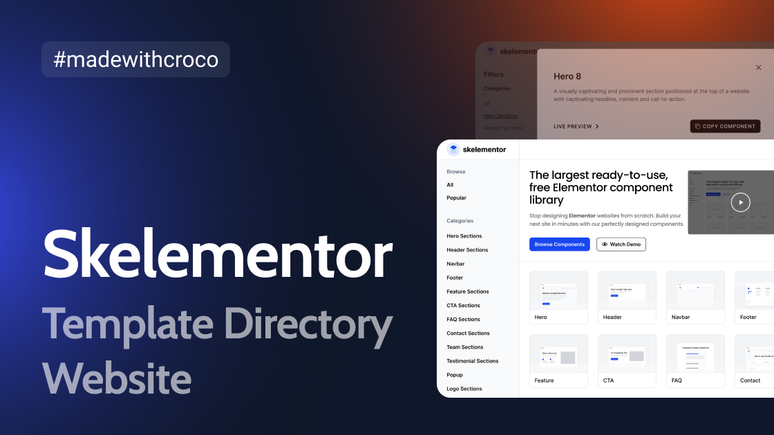 Skelementor Case: Building Wireframe Elementor Library with JetPlugins