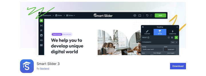 Smart Slider 3 plugin on wordpress.org