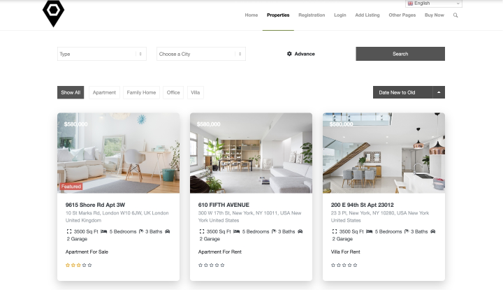 Real Estate Pro plugin homepage