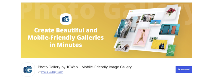 photo gallery by 10web plugin homepage