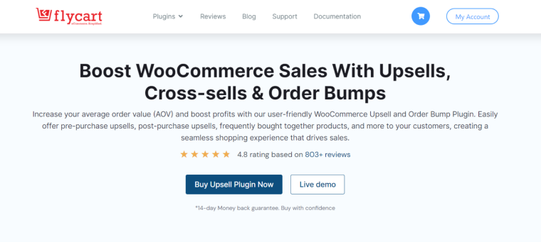 WooCommerce Upsell and Order Bump plugin main page