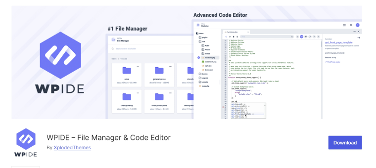 file manager IDE