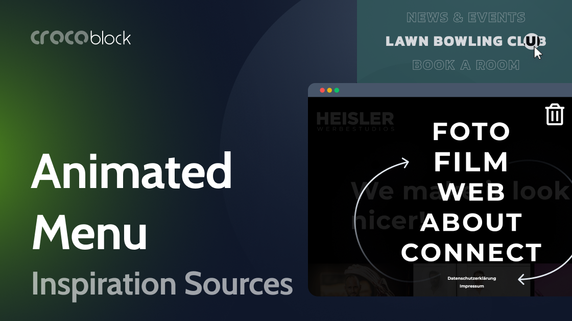 Animated Menu in WordPress: 7 Best Examples for Inspiration
