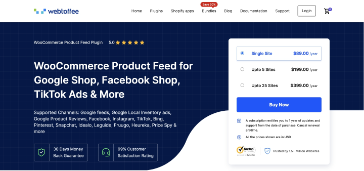 webtoffee woocommerce product feed plugin