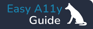 Easy A11y Guide logo