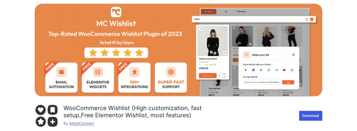 woocommerce wishlist plugin on wordpress.org