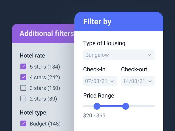 booking filters plugin for woocommerce