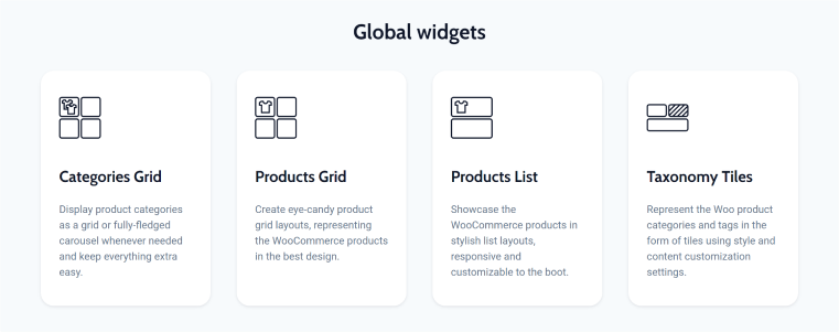 WooCommerce product widget