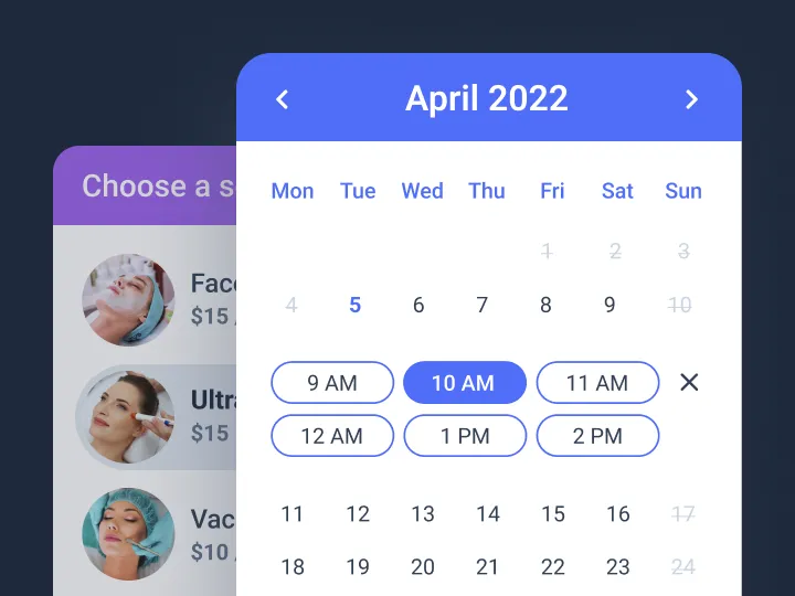 hourly services booking plugin