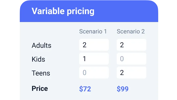 jetbooking variable pricing