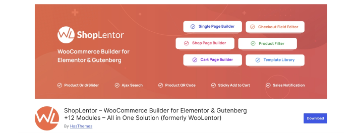 shoplentor plugin on wordpress.org