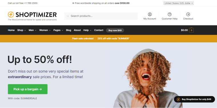 shoptimizer woo theme from ecommerce experts