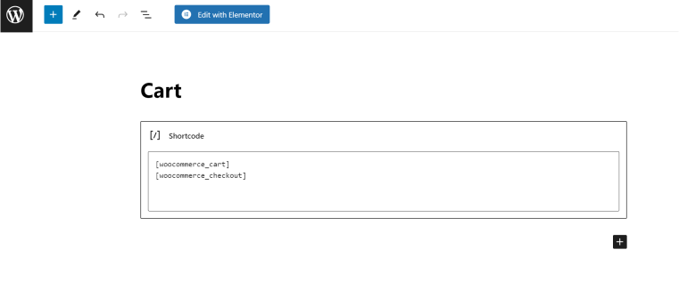 Custom cart template Woo shortcode