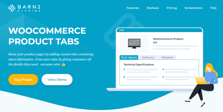 WooCommerce Product Tabs main page