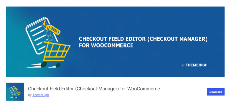Checkout Field Editor wordpress.org page