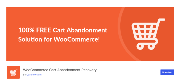 WooCoommerce Cart Abandonment Recovery wordpress.org page