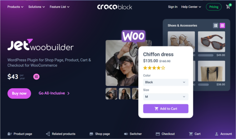 jetwoobuilder plugin homepage