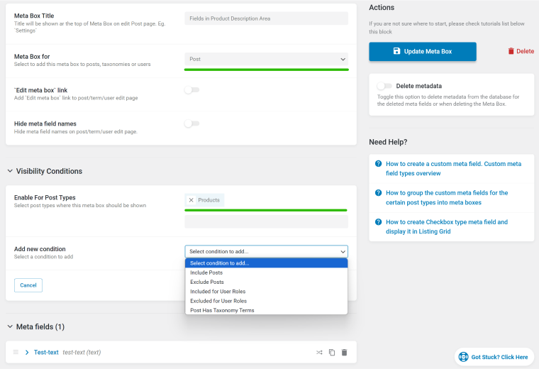 JetEngine WooCommerce fields