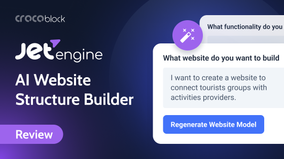 JetEngine AI Website Structure Builder: Introduction