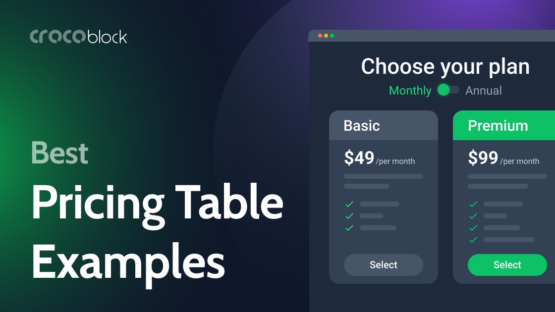 WordPress Pricing Table Best Practices and Examples for Inspiration and High Conversions