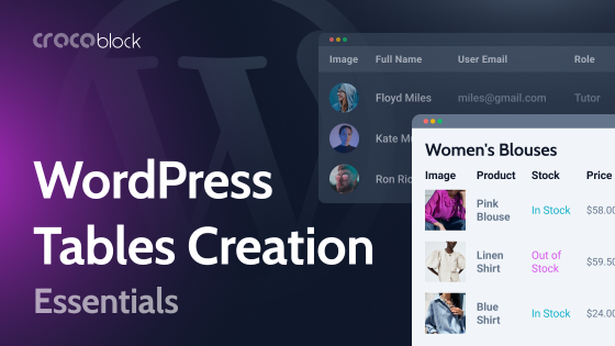 Ultimate WordPress Tables Creation Guide