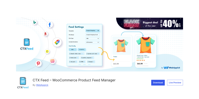 ctx feed – woocommerce product feed manager plugin on wordpress.org