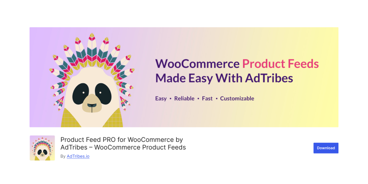 product feed pro for woocommerce plugin on wordpress.org