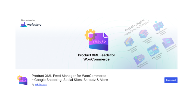 product xml feed manager for woocommerce plugin on wordpress.org