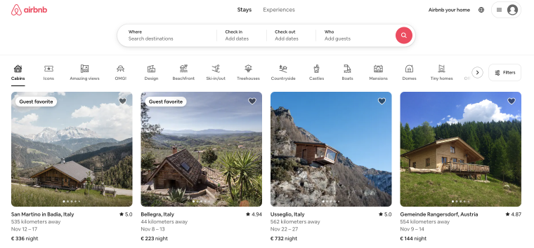 airbnb design example