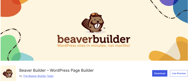 beaver page builder