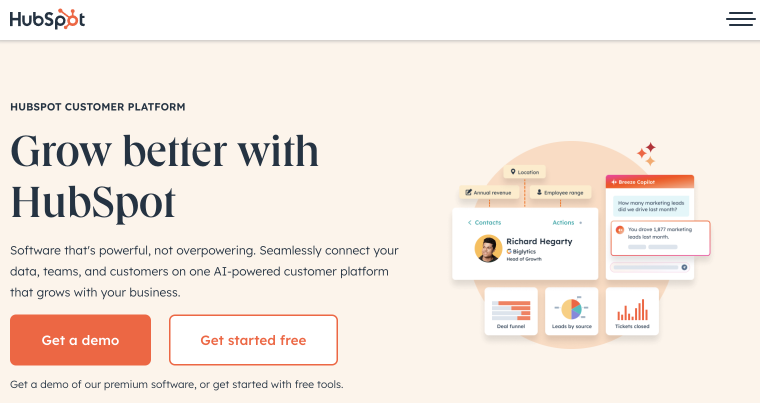 hubspot design example