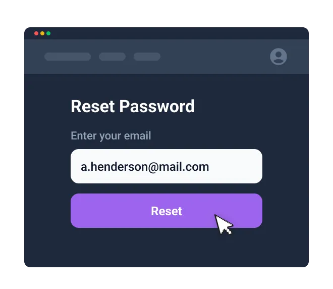 jetblocks reset password form widget